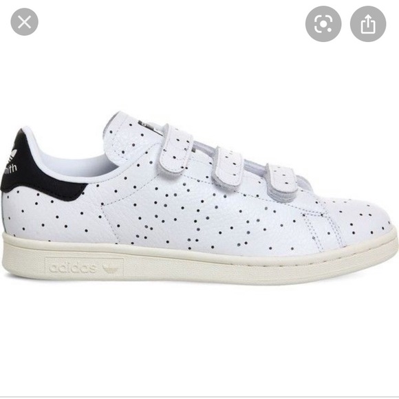 stan smith polka dot black